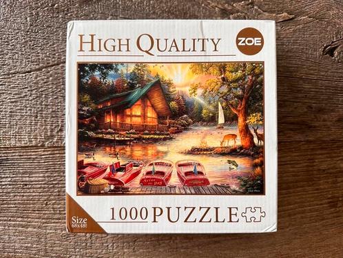 Puzzel Zoe 1000 stukjes, Hobby en Vrije tijd, Denksport en Puzzels, Gebruikt, Legpuzzel, 500 t/m 1500 stukjes, Ophalen of Verzenden