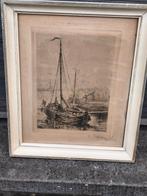 Gravure marine signe h seghers, Antiek en Kunst, Ophalen of Verzenden