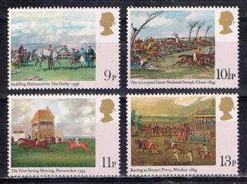 Timbres-poste d'Angleterre - K 4454 - courses de chevaux disponible aux enchères