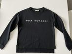 Zwarte sweater tektst ROCK YOUR BODY, Mango, Zwart, Ophalen of Verzenden, Zo goed als nieuw