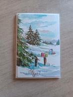 4 vintage kerstkaarten + enveloppen, Ophalen of Verzenden, Zo goed als nieuw