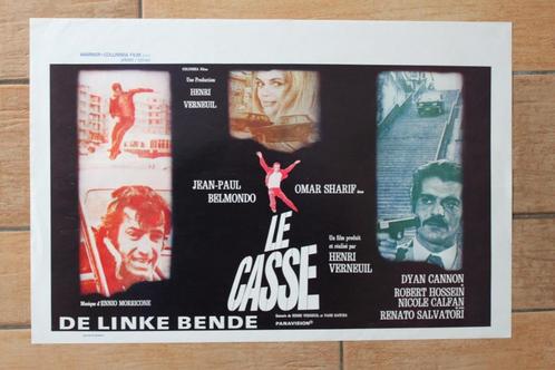 fimaffiche Jean-Paul Belmondo le casse filmposter, Verzamelen, Posters, Zo goed als nieuw, Film en Tv, A1 t/m A3, Rechthoekig Liggend