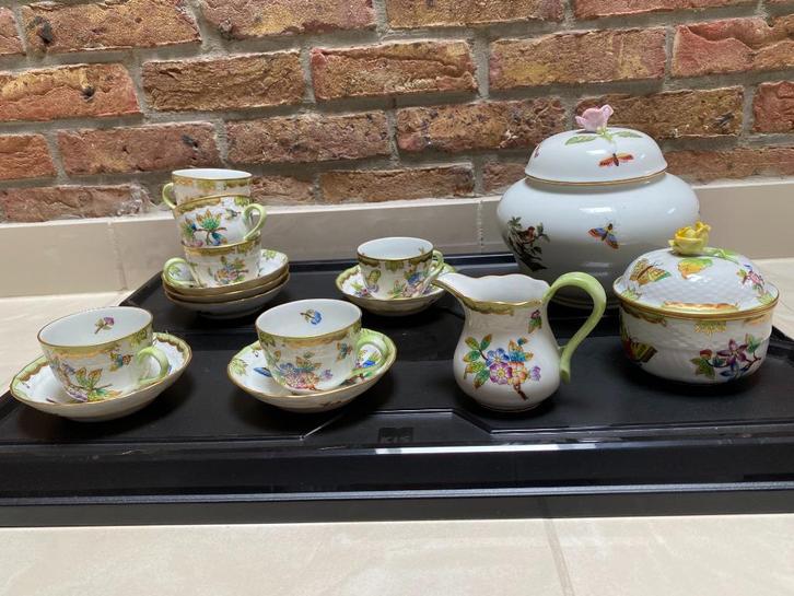 Kofieservies Herendhungary, Antiek en Kunst, Antiek | Servies compleet, Ophalen