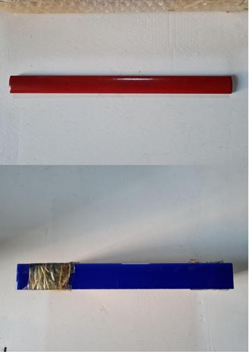 49 geglazuurde potlood tegeltjes Merola& Kobalt beschikbaar voor biedingen