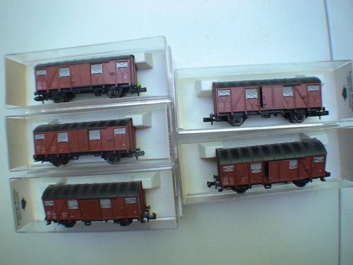 Fleischmann schaal "N" 8330 goederenwagens, Hobby en Vrije tijd, Modeltreinen | N-Spoor, Gebruikt, Wagon, Gelijkstroom, Fleischmann