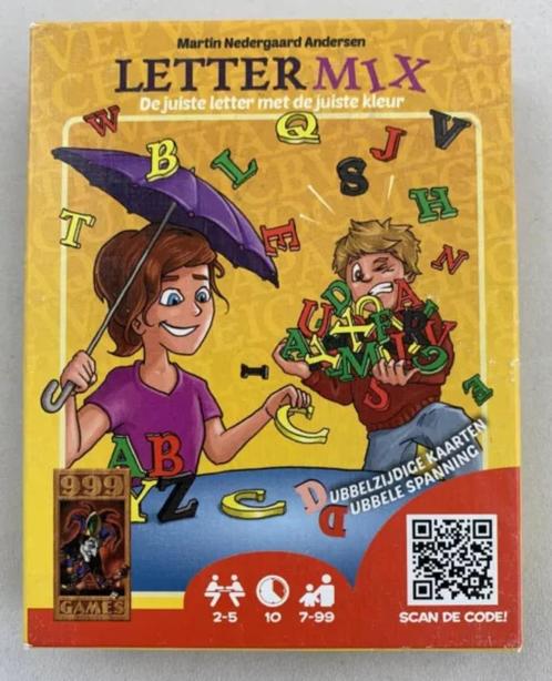 Lettermix Spel Kaartspel Gezelschapsspel Compleet Letter Mix, Hobby en Vrije tijd, Gezelschapsspellen | Bordspellen, Zo goed als nieuw
