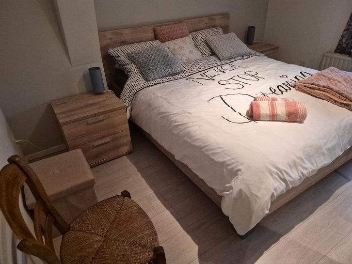 volledige slaapkamer, Maison & Meubles, Chambre à coucher | Chambres à coucher complètes, Comme neuf, Deux personnes, Enlèvement