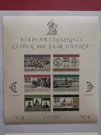 Kompleet Herdenkingszegelblokken 400 jaar Leiden ontzet., Ophalen of Verzenden
