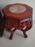 Support à plantes chinois avec marbre rose, Antiquités & Art, Antiquités | Meubles | Tables, Enlèvement