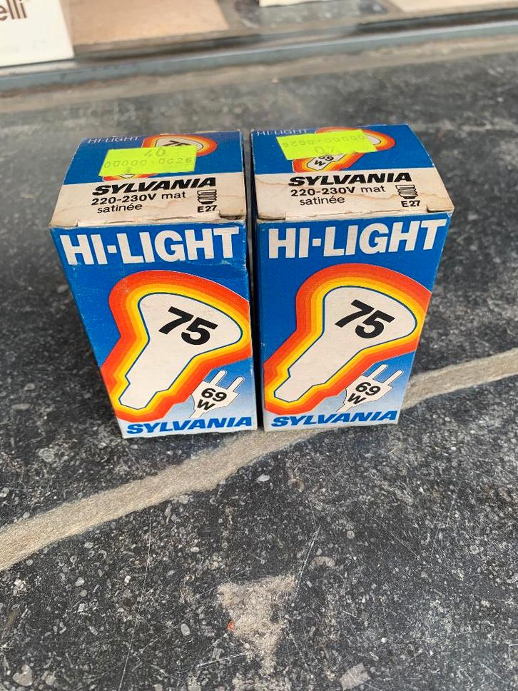 Sylvania HI-LIGHT gloeilampen – 75W E27, Huis en Inrichting, Lampen | Losse lampen, Ophalen of Verzenden