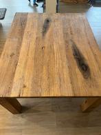 Houten tafel, Huis en Inrichting, Ophalen, Gebruikt, Eikenhout, Vijf personen of meer