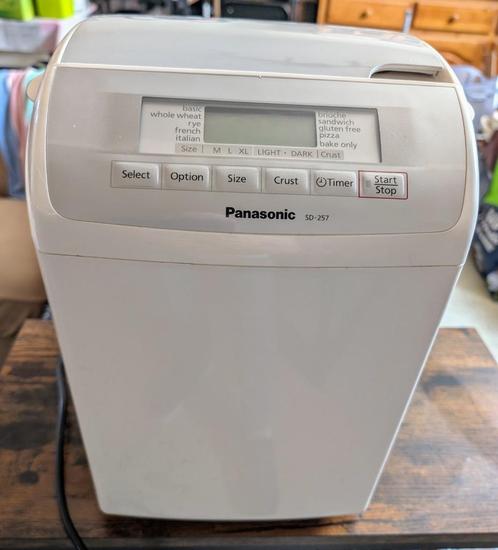 MACHINE A PAIN - PANASONIC SD-257, Elektronische apparatuur, Broodbakmachines, Gebruikt, Met timer, Ophalen