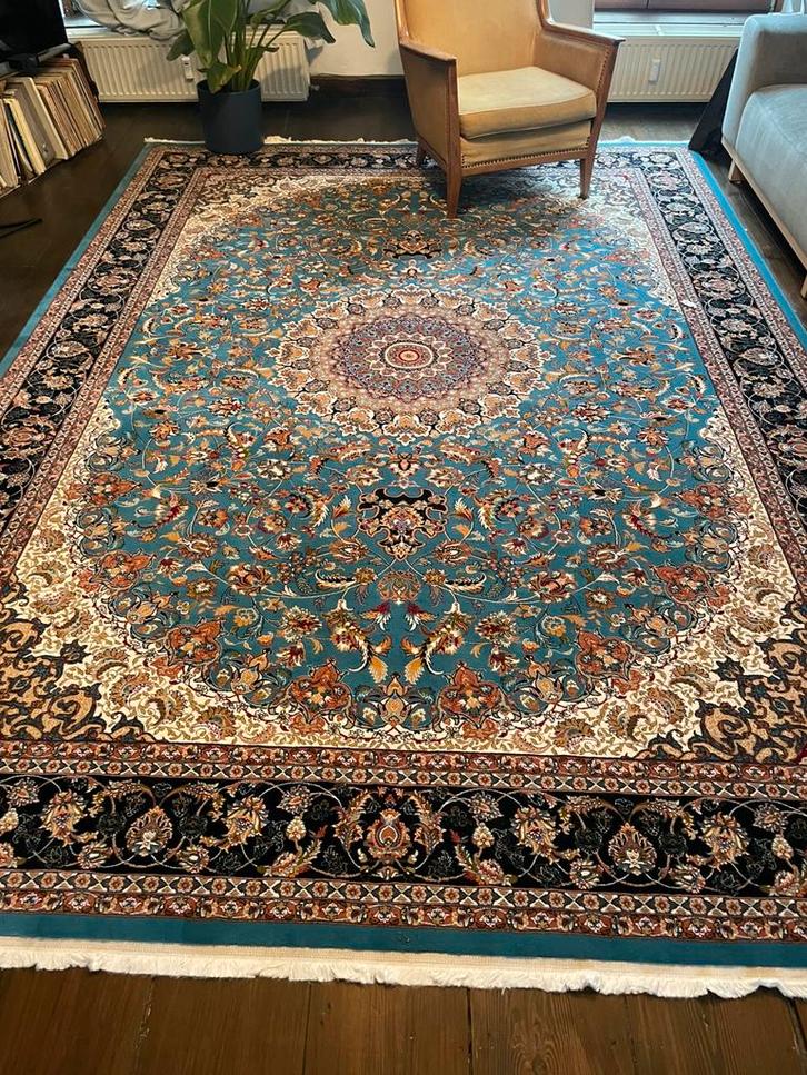Tapis Carpet, Maison & Meubles, Ameublement | Tapis & Moquettes, Comme neuf, Bleu, Enlèvement