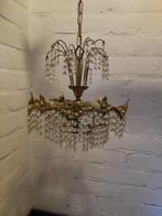 Antieke kristallen luster 3 lichtpunten, Ophalen