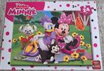 Minnie puzzel +3 jaar, Kinderen en Baby's, Speelgoed | Kinderpuzzels, 10 tot 50 stukjes, Zo goed als nieuw, Ophalen
