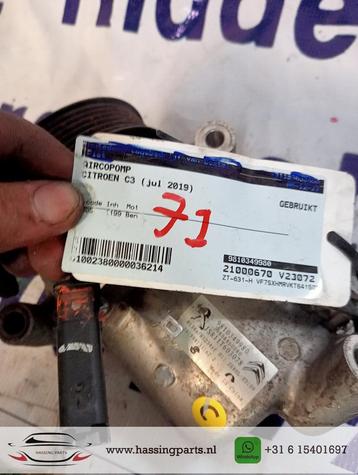 Citroen C3 airco pomp 9810349980 beschikbaar voor biedingen