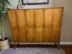 vintage halfhoge houten kast / leggerkast, Ophalen of Verzenden