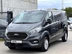 Ford Transit Custom 2.0 TDCI 130CV DUBBELE CABINE 5PL TVAC L, Auto's, Ford, Te koop, Zilver of Grijs, Transit, Monovolume