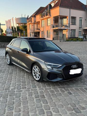 Piano A3 Sportback S line TDI à matrice LED, Autos, Audi, Cuir, Argent ou Gris, Achat, 1968 cm³