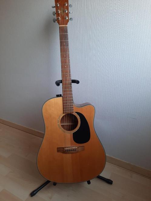 Acoustische gitaar  Hudson HD - 1CE, Muziek en Instrumenten, Snaarinstrumenten | Gitaren | Akoestisch, Zo goed als nieuw, Western- of Steelstringgitaar