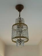 6 kristallen lusters (foto 5 x2), Huis en Inrichting, Lampen | Kroonluchters, Ophalen, Gebruikt, Glas