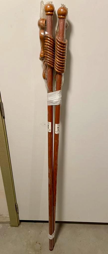 Tringles à rideaux en bois avec anneaux, Huis en Inrichting, Stoffering | Gordijnen en Lamellen, Nieuw, 200 cm of meer, 100 tot 150 cm