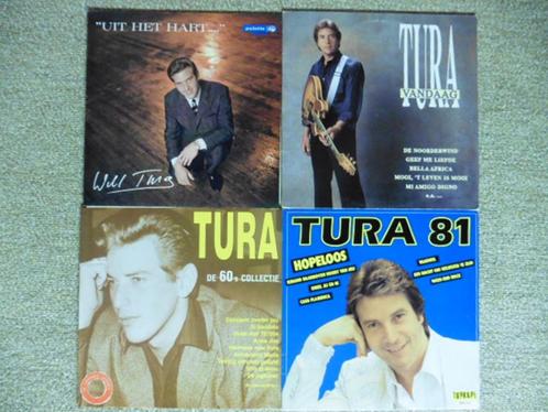 Will Tura Vinyl Pakket (4 lp's), Cd's en Dvd's, Vinyl | Nederlandstalig, Gebruikt, Pop, 12 inch, Ophalen of Verzenden