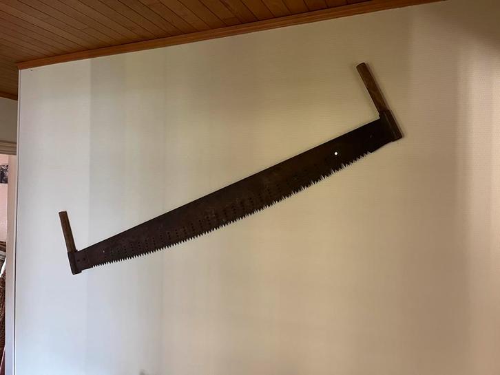 Décoration grande scie murale rustique, Huis en Inrichting, Woonaccessoires | Wandplanken en Boekenplanken, Zo goed als nieuw