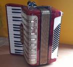 Hohner accordéon rouge 500, Musique & Instruments, Accordéons, Autres formats, Envoi, Avec valise, Accordéon à boutons