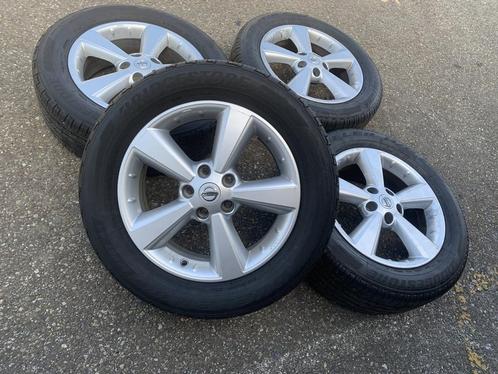 nissan Qashqai velgen 17 inch met zomerbanden 2156017, Auto-onderdelen, Banden en Velgen, Velg(en), 17 inch, Personenwagen, Gebruikt