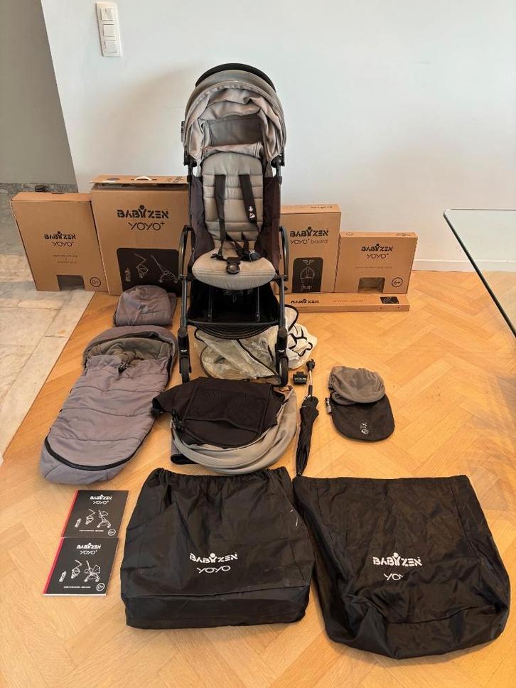 Babyzen YOYO+ — complete set 0+/ 6+ + veel accessoires, Kinderen en Baby's, Kinderwagens en Combinaties, Gebruikt, Kinderwagen