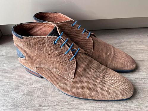 Floris van Bommel herenschoenen maat 11 / 46 H, Kleding | Heren, Schoenen, Zo goed als nieuw, Veterschoenen, Bruin, Ophalen of Verzenden