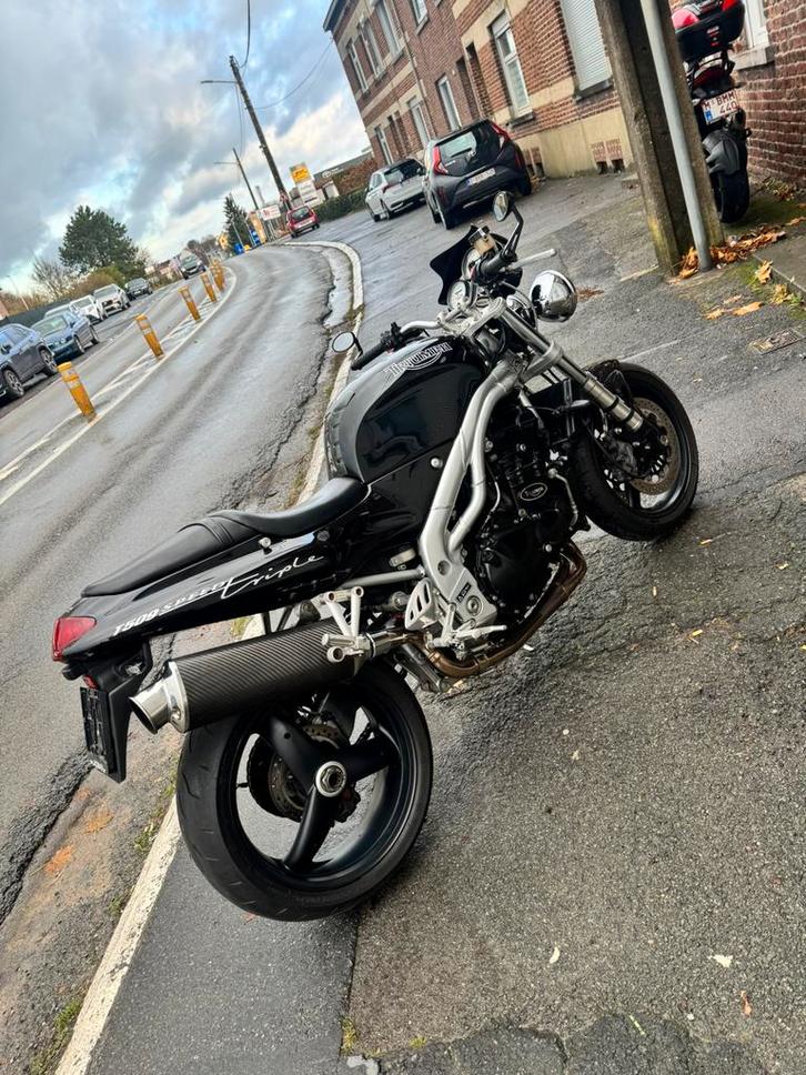Triumph speed triple t509 zeer netjes!, Motos, Motos | Triumph, Particulier, Naked bike, plus de 35 kW, 3 cylindres, Permis Moto A