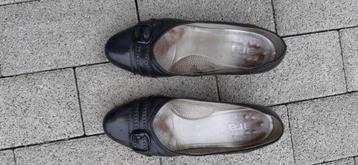 schoenen dames maat 37 , ARA 5 H  zwart met gespje op neus  beschikbaar voor biedingen
