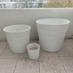 Lot de 3 pots blancs Ikea-kardemumma, Ophalen, Gebruikt, Steen