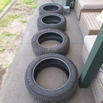 Michelin Alpin 4 banden 225x55x17, Enlèvement, Comme neuf
