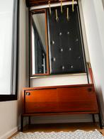 Vintage kapstok met spiegel, Huis en Inrichting, Woonaccessoires | Kapstokken, Ophalen, Zo goed als nieuw, Wandkapstok