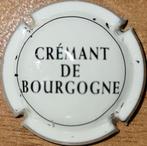 Capsule Crémant Bourgogne Générique crème pâle & noir nr.22, Collections, Enlèvement ou Envoi, Utilisé, France, Autres types