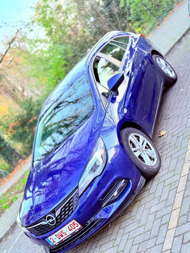 Opel Astra 1.5 CDTI GS Line Start/Stop – 2020, Auto's, Opel, Particulier, Astra, Diesel, Euro 6, Handgeschakeld, Blauw, Zwart