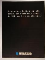Mazda gamma 1990 Brochure Catalogue Prospekt, Boeken, Gelezen, Mazda, Verzenden