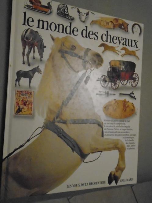 EQUITATION"GUIDE-TECHNIQUE"LE MONDE DES CHEVAUX", Antiquités & Art, Antiquités | Livres & Manuscrits, Enlèvement ou Envoi