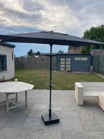 Parasol + voet, Ophalen, Verstelbaar, Overige typen, Zo goed als nieuw