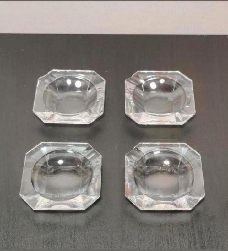 Kristallen asbakjes Val Saint Lambert, Antiek en Kunst, Antiek | Glaswerk en Kristal, Ophalen of Verzenden