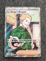 Pokémon Lt. Surge's Bargain Full Art Mega Evolution, Ophalen of Verzenden, Zo goed als nieuw