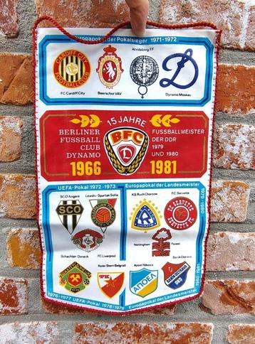 Beerschot VAV unieke vintage vaandel Europa Cup 1970s   beschikbaar voor biedingen