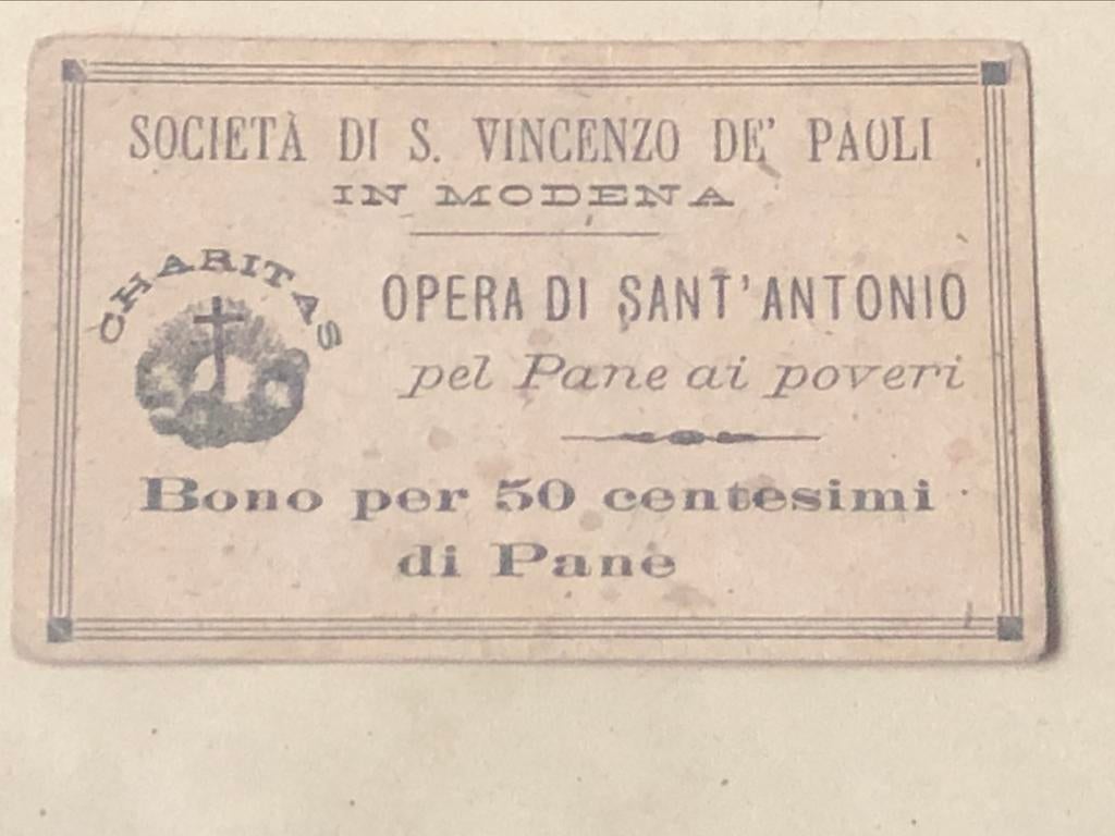 Italie Bon pour 50 centimes de pain, Italie, Billets en vrac
