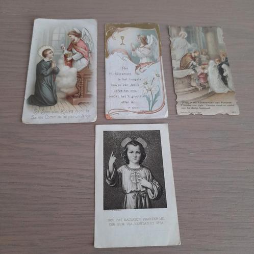 7 Communie prentjes  1901-1913-1926-1934-1935. (lot 1), Verzamelen, Foto's en Prenten, Prent, Ophalen of Verzenden