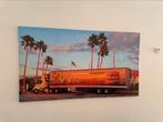 Canvas Mc Donalds vrachtwagen in Florida, Ophalen of Verzenden