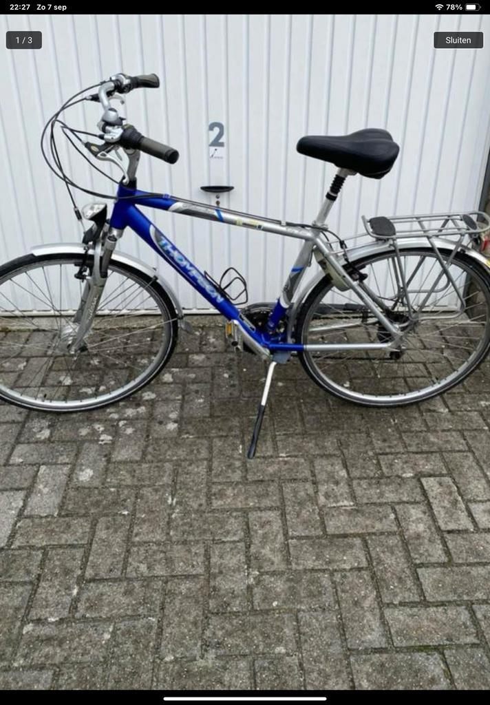 Herenfiets Thompson, Fietsen en Brommers, Fietsen | Heren | Sportfietsen en Toerfietsen, Ophalen