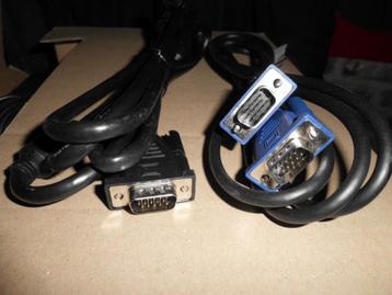  	VGA-stroom-USB-printer-coax kabels muis monitor enz.